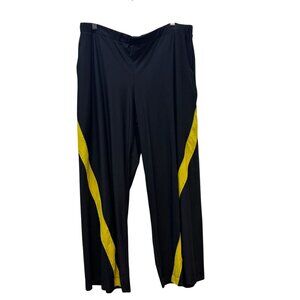 Tekbika By Alembika Yellow & Black Wide-Leg Pants Size 5/XL